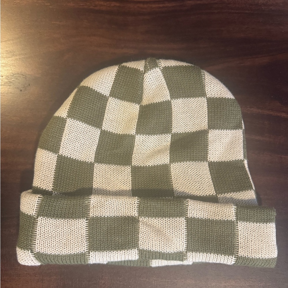 WELD - Y2K - Organic cotton / hemp Olive  Knit Beanie